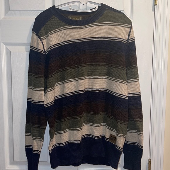Eddie Bauer Medium stripe Crewneck sweater - Picture 1 of 3